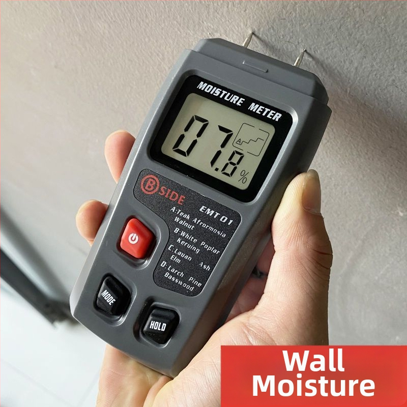 Meradlo vlhkosti dreva — vysokoprecízny detektor vlhkosti, viacfunkčné meranie vlhkosti, značka Xinmiao, typ: ionometer