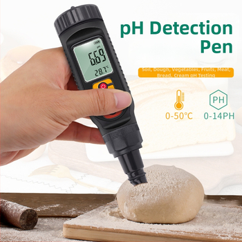 Prenosný pH meter PH-08 pre akvárium — rozsah 0–14 pH, presnosť 0,1 pH, LCD displej, kompozitná elektróda, teplotná kompenzácia 0–50°C