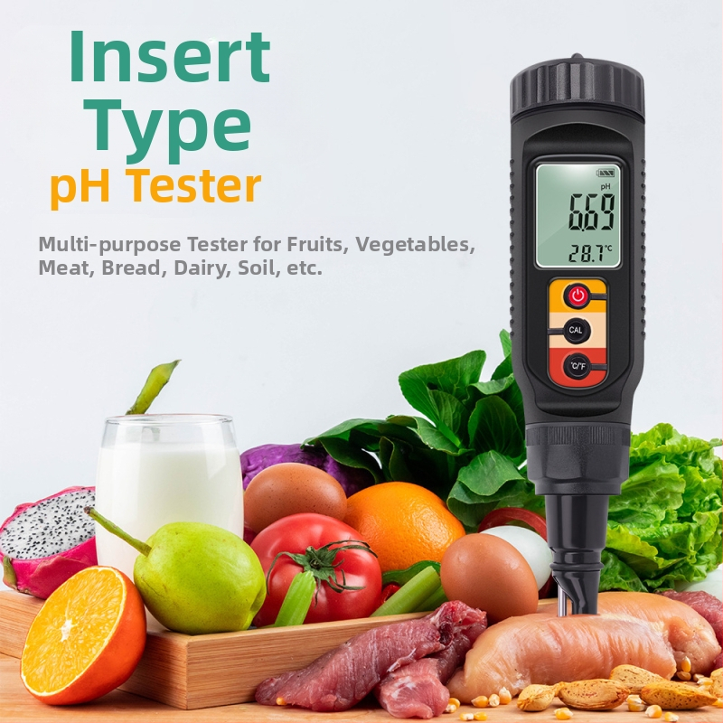 Prenosný pH meter PH-08 pre akvárium — rozsah 0–14 pH, presnosť 0,1 pH, LCD displej, kompozitná elektróda, teplotná kompenzácia 0–50°C