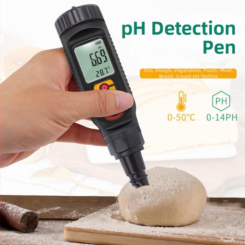 Prenosný pH meter PH-08 pre akvárium — rozsah 0–14 pH, presnosť 0,1 pH, LCD displej, kompozitná elektróda, teplotná kompenzácia 0–50°C