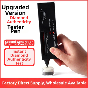 Tvrdostný tester s vrtacím perom pre jade a drahokamy; nástroj na identifikáciu diamantov (bez batérie)