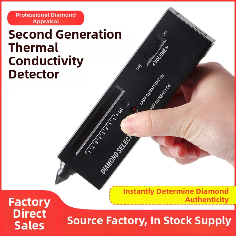 Tvrdostný tester s vrtacím perom pre jade a drahokamy; nástroj na identifikáciu diamantov (bez batérie)