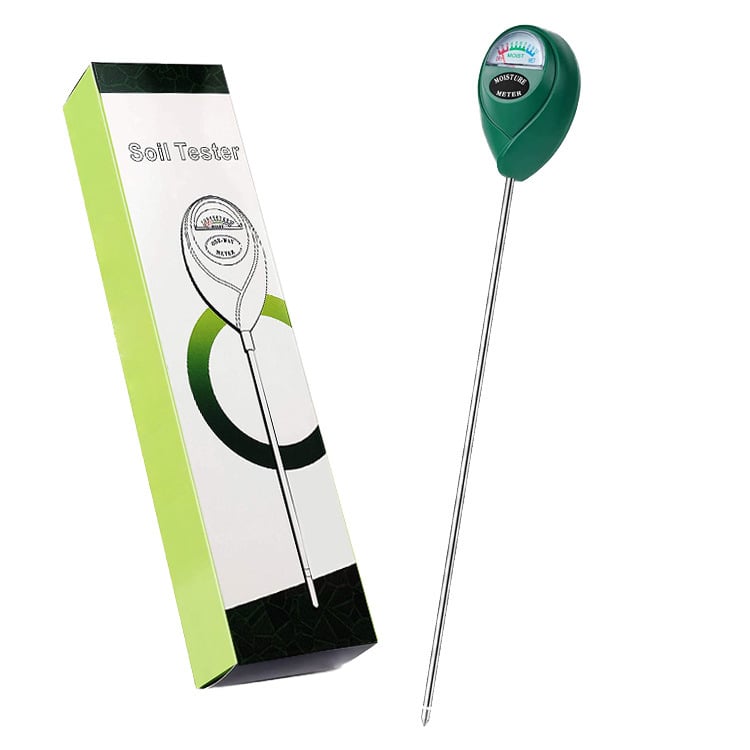Prošireni tester tla, ukupna duljina 40,1 cm, mjerenje vlažnosti tla i pH, mjerenje temperature, prilagodljivo