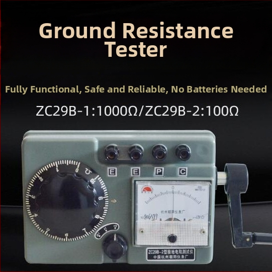 Merací prístroj na uzemnenie s meraním pôdnej rezistivity, modely ZC29B-1/ZC29B-2/ZC-8/ZC-7, 220V, Chaoyang