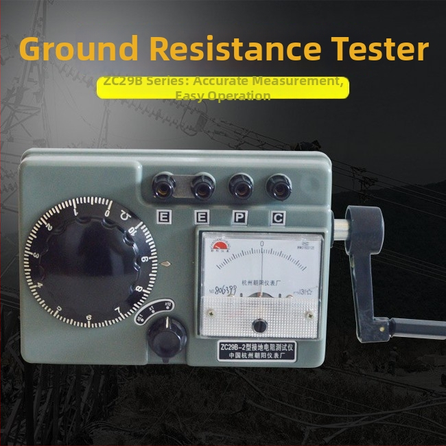 Merací prístroj na uzemnenie s meraním pôdnej rezistivity, modely ZC29B-1/ZC29B-2/ZC-8/ZC-7, 220V, Chaoyang