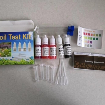 Почвен тест-реагент за амониев азот, pH и калий с прецизни измервания