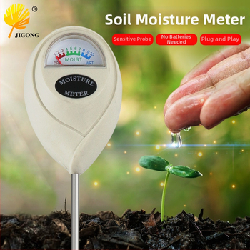 Merač vlhkosti pôdy – 1 na 1 detektor pôdy, s guľatou hlavou, záhradný detektor pôdy, značka Record Work