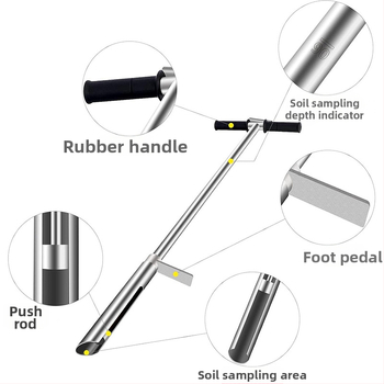 Yuanyi nehrđajući čelik uzorak tla s T-ručkom – set za ispitivanje tla u vrtu