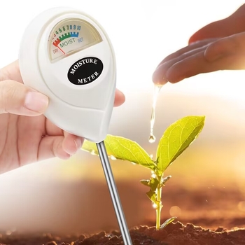 Bijeli 1-u-1 detektor tla i mjerač vlage tla za hortikulturu