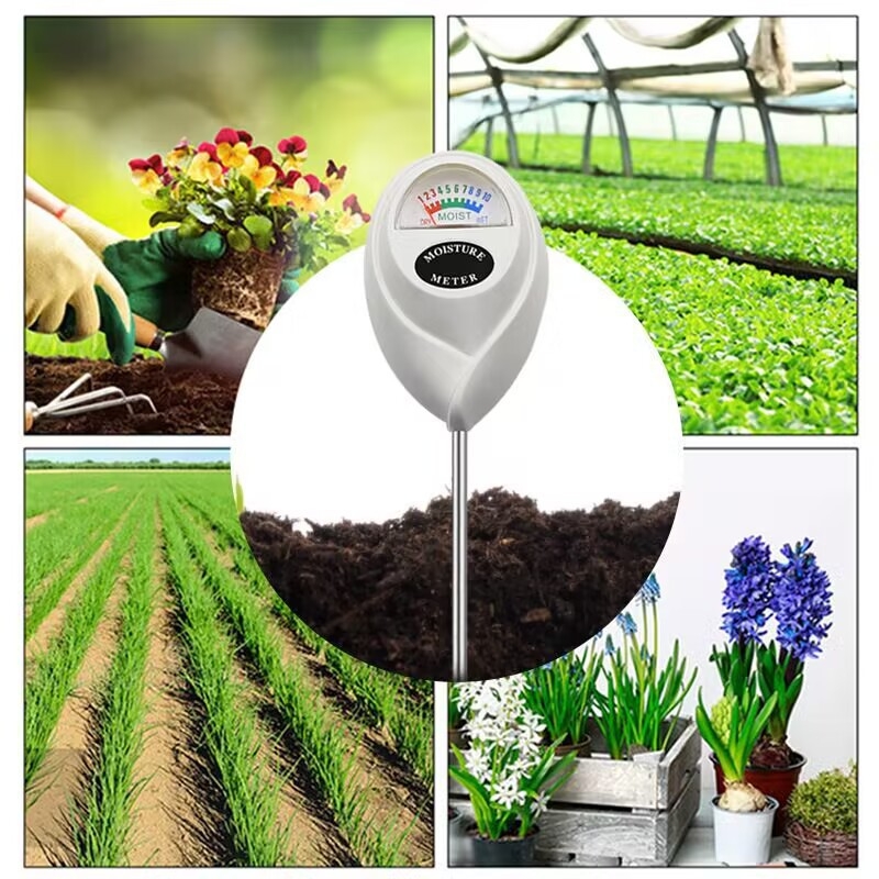 Bijeli 1-u-1 detektor tla i mjerač vlage tla za hortikulturu