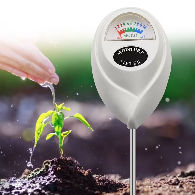 Bijeli 1-u-1 detektor tla i mjerač vlage tla za hortikulturu