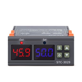 STC-3029 Upravljač vlage tla, 220V za staklenik, mjerenje temperature i vlage tla