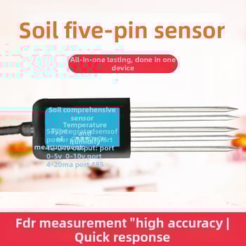 Pôdný senzor sedem v jednom: teplota, vlhkosť, NPK, EC a pH, model Jxbs-3001-tr