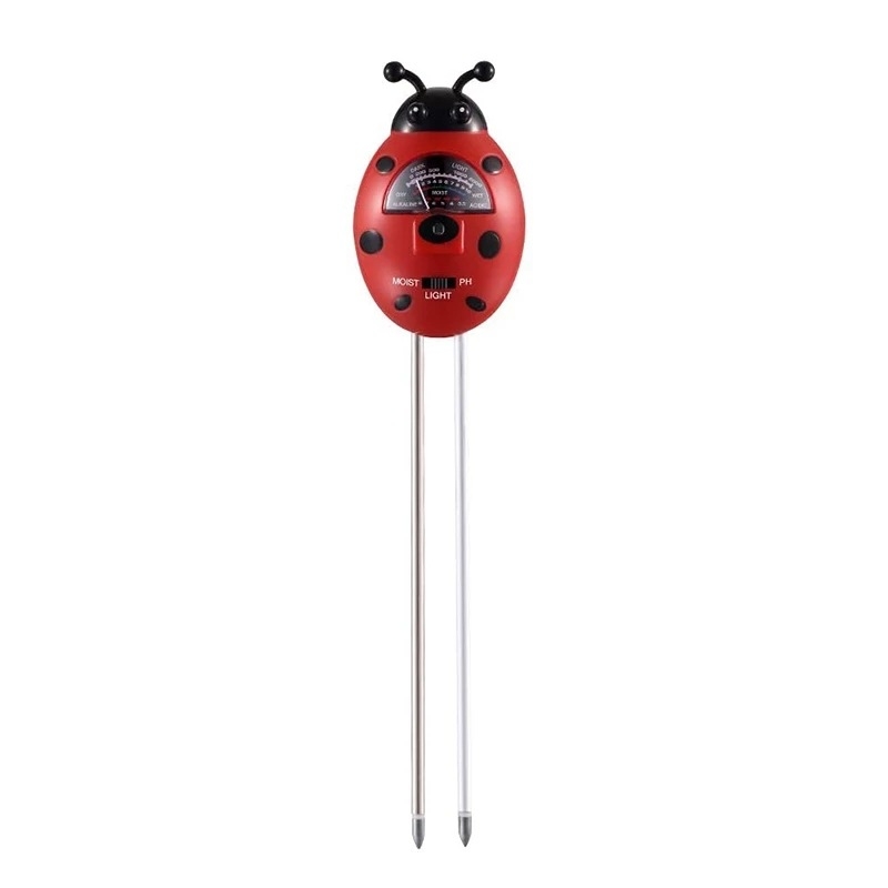 Ladybug troj-in-jedan tester tla: vlaga, svjetlost i pH za vrt