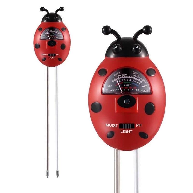 Ladybug troj-in-jedan tester tla: vlaga, svjetlost i pH za vrt
