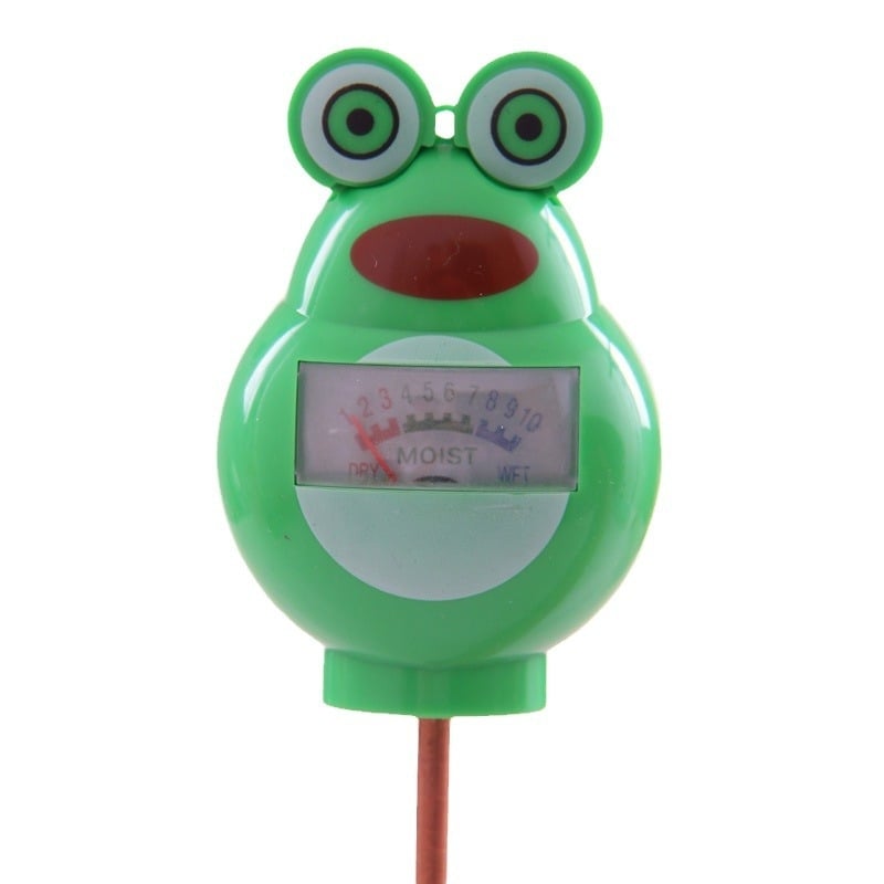 Higrometar tla za tlo u obliku žabe s pokazivačem, igličasta sonda, raspon mjerenja 1–10, preciznost 2