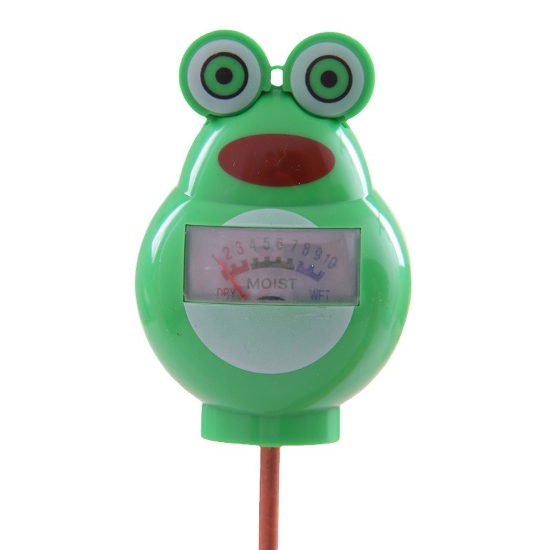 Higrometar tla za tlo u obliku žabe s pokazivačem, igličasta sonda, raspon mjerenja 1–10, preciznost 2