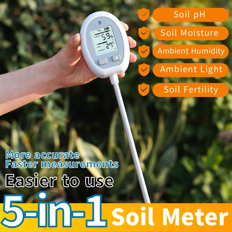 LCD 3-u-1 tester tla za pH, vlagu i sadržaj hranjivih tvari