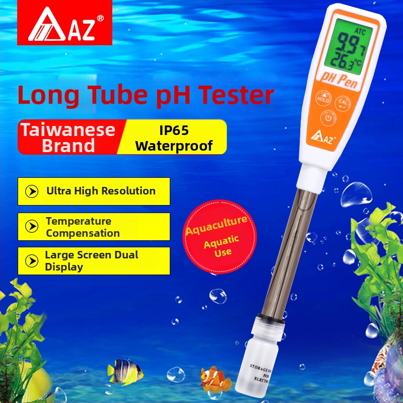AZ-8692 Prenosný pHmeter s vstavanou sondou — rozsah pH 2.0–12.00, presnosť ±0.03 pH, teplotná kompenzácia do 50°C, prevádzková teplota 0–50°C