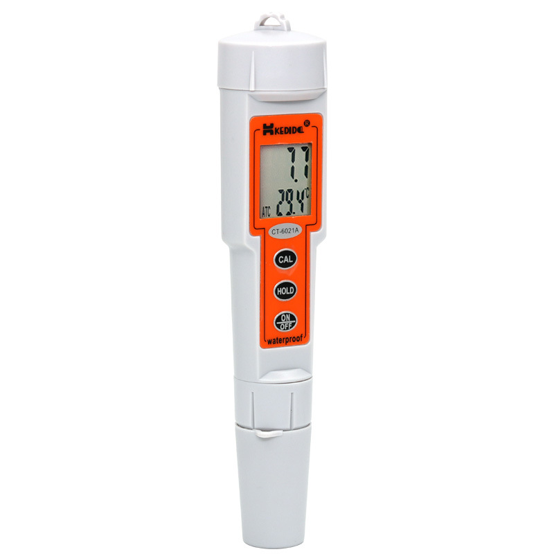 Kedida 6021A prijenosni pH meter – LCD zaslon, raspon pH 0.0–14.0, točnost 0.1 pH, temperaturna kompenzacija 0–50°C