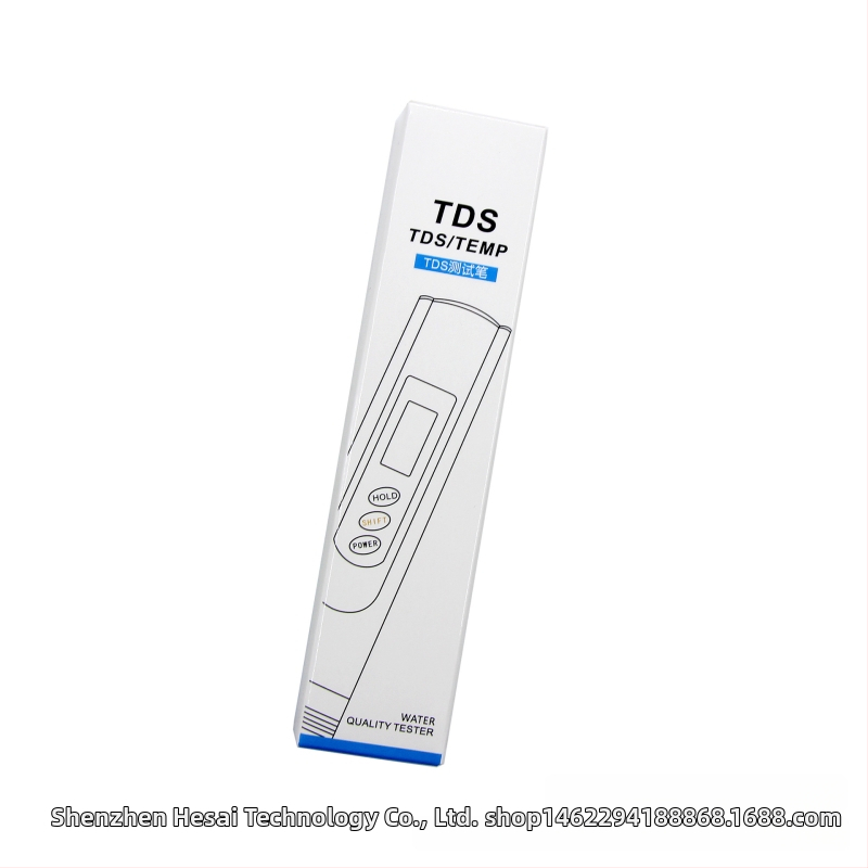 Testovacie pero kvality vody TDS-3 — prenosný TDS tester, rozsah 1–9999 PPM, presnosť 1%, číselný displej