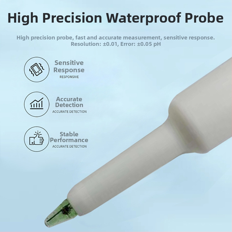 Prenosný pH meter, digitálny displej, sklenená sonda, rozsah merania 0-14 pH, model SY-1030
