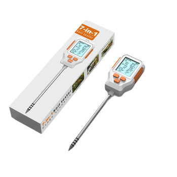 Δοκιμαστής Εδάφους 7 σε 1: pH ±0,5, Υγρασία ±10%, EC, Φωτεινότητα, Γονιμότητα