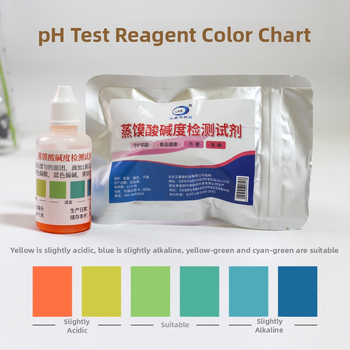 Kis hordozható pH-mérő tészta számára gőzölt kiflikhez – tészta pH teszt, pH tartomány, pontosság 50, összehasonlító kártya kijelző