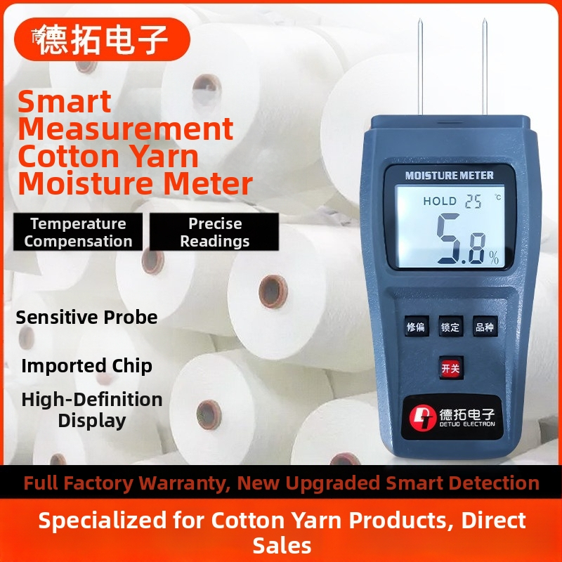 Vlhkomer na bavlnené priadze – vhodný pre látky a textilné vlákna, drevo; Model: Cotton Yarn