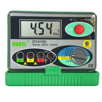 Tester de rezistență la împământare, digital, protecție la trăsnet, măsurarea rezistenței solului