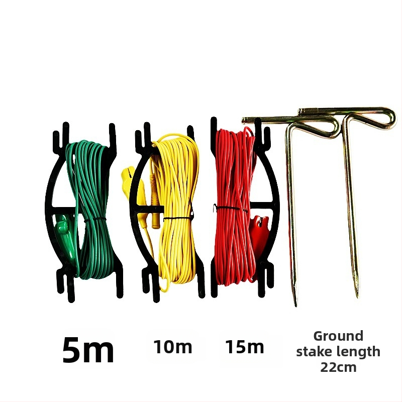 Prístroj na meranie zemného odporu, digitálny, ochrana proti bleskom, meranie odporu pôdy