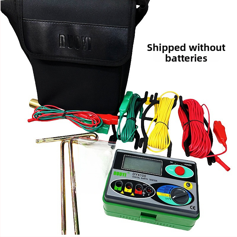 Prístroj na meranie zemného odporu, digitálny, ochrana proti bleskom, meranie odporu pôdy