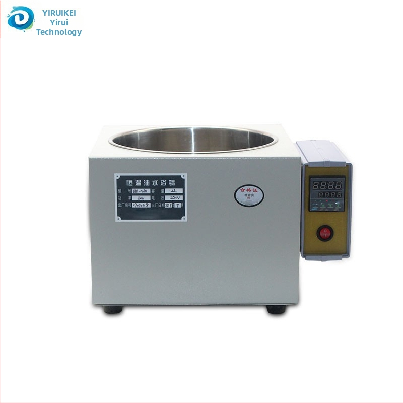 Laboratórna olejovo-vodná kúpeľ so digitálnym displejom, model HH-WO, teplotný rozsah do 300°C, ±1°C stabilita, nerezová oceľ