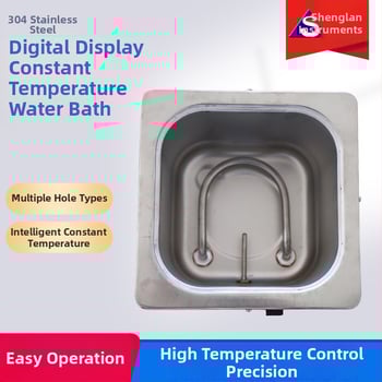 Εργαστηριακό υδρόλουτρο με ηλεκτρική θέρμανση και ψηφιακή οθόνη, σταθερή θερμοκρασία, δεξαμενή με 1/2/4/6 τρύπες