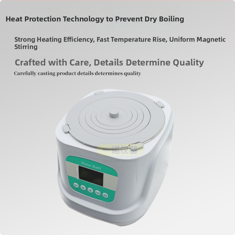 Termostatická vodná vaňa QW-FAD, vysokovýkonný elektrický ohrev, nerezová oceľ, digitálna regulácia teploty, presnosť ±0,5°C