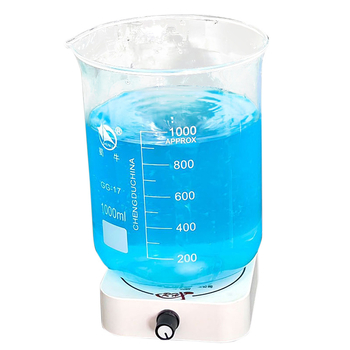 RH mini mágneses keverő fűtéssel, digitális kijelző, 0-2500 rpm, 1000 ml, 220 V