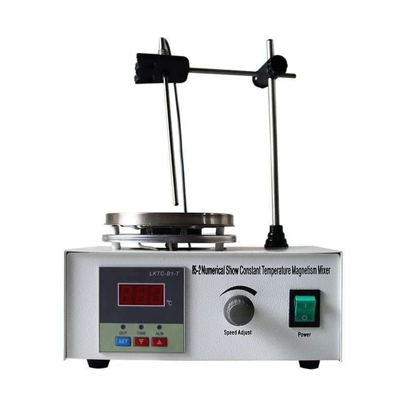 Εργαστηριακός μαγνητικός αναδευτήρας με θερμαντήρα, ψηφιακή ρύθμιση θερμοκρασίας, μοντέλο 85-2, Yaoyao Technology; Τροφοδοσία: 220V 50Hz; Λειτουργική τάση: 220V; Βάρος: 5