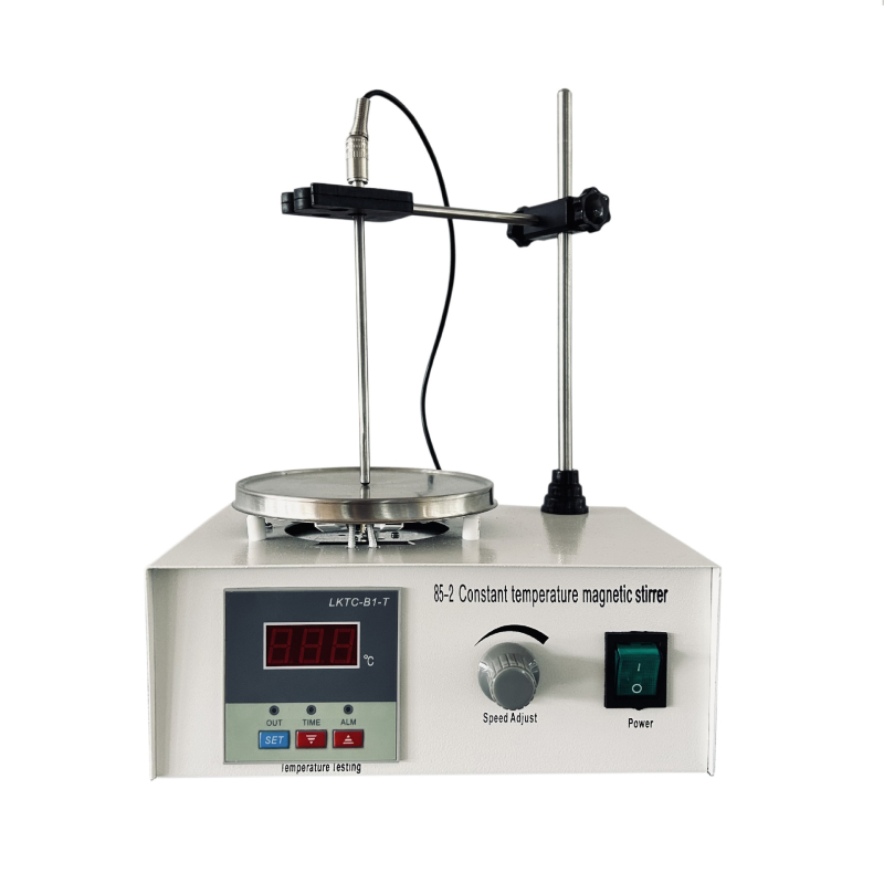 85-2 Digitális időzített mágneses keverő fűtővel, laboratóriumi használatú, kapacitás 2000 ml, 110-240V