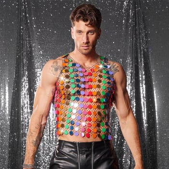 Korea stiilis sädelev võrguvest, varrukateta, vaba lõige, polüesterkangas, kolaaži detailid, suvi 2025