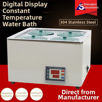 HH-2 Υδρόλουτρο από ανοξείδωτο ατσάλι, ηλεκτρική θέρμανση, ψηφιακό έλεγχο θερμοκρασίας, δύο σειρές τεσσάρων οπών