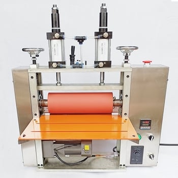 Εξοπλισμός Λαμιναρίσματος και Θερμικού Σφραγίσματος με Θερμαινόμενους Ρολλούς, Κάλυψη Κολλώδους, Σύστημα Τράκης και Ομοιόμορφο Έλεγχο Θερμοκρασίας (Ατσάλι/Ανοξείδωτο)