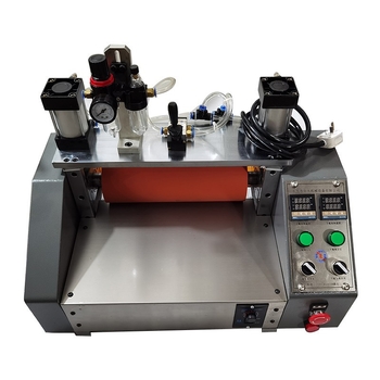 Εξοπλισμός Λαμιναρίσματος και Θερμικού Σφραγίσματος με Θερμαινόμενους Ρολλούς, Κάλυψη Κολλώδους, Σύστημα Τράκης και Ομοιόμορφο Έλεγχο Θερμοκρασίας (Ατσάλι/Ανοξείδωτο)