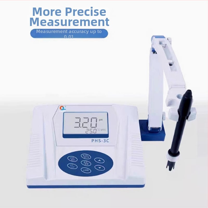 Stolný laboratorný pH meter, model Phs, značka Pu chun, rozsah pH 0.00–14.00, 220V