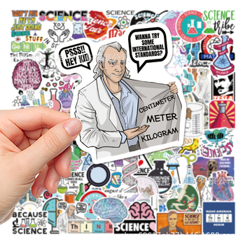 Qisheng AZ102HT003 Naljepnice za laboratorijsku opremu, samoljepive, za prijenosna računala, termosice i kacige, 50 g