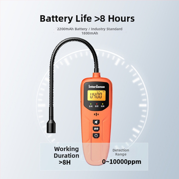 X20 Prenosný detektor horľavých plynov – rozsah 0-9999 ppm, presnosť 1 ppm, napájanie DC24V, lítiová batéria