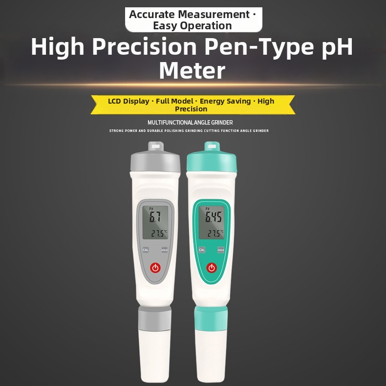 Prenosný pH meter PH-20 s digitálnym displejom, vstavaná kompozitná elektróda, presnosť ±0,1 pH