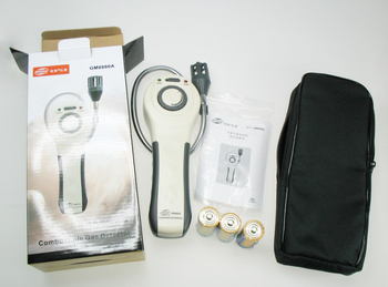 GM8800A hordozható éghető gáz detektor, mérési tartomány 0–100%, pontosság 2S, tápegység 1.5V×3.