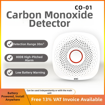 CO alarm pre vnútorné použitie v dome a kuchyni — detektor horľavých plynov Oracle Guard