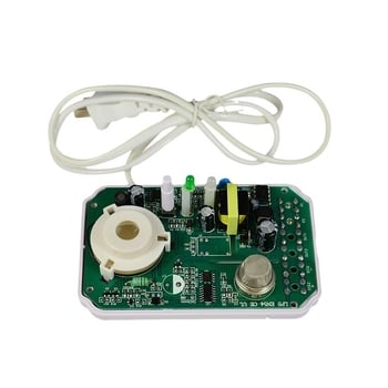 Detector de gaz pentru locuințe SN-817, montaj pe perete, cablat, 220V, avertizare scurgeri gaze naturale și gaz lichefiat