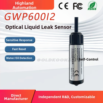 Detector de alarmă pentru nivelul apei, pentru camere tehnice, model GWP600I2, 12-24VDC, detecție de 180°, cablat